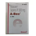 A-Bec Abacavir 300mg Tablet Third Party Manufacturer India