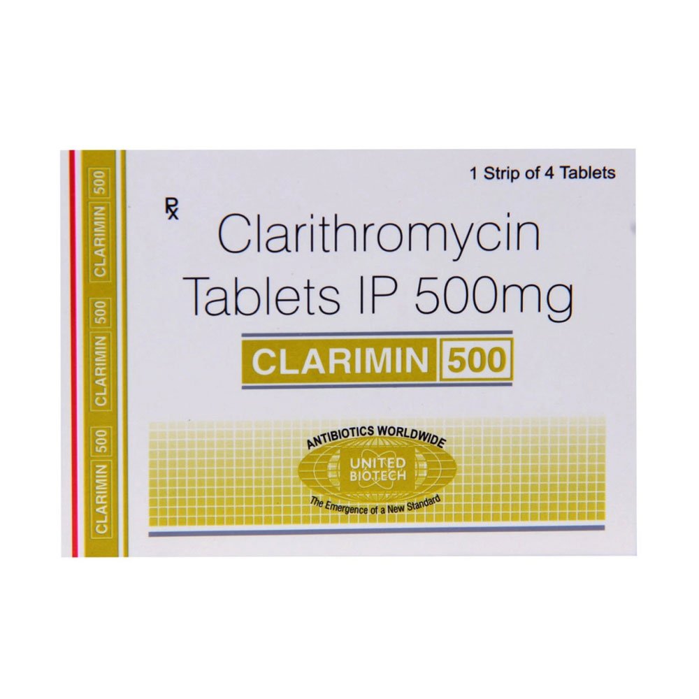 Clarimin - Clarithromycin Tablet Manufacturer & Exporter | Bulk ...